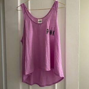 Victoria Secret Pink flowy tank “love pink”